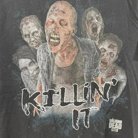 Walking  Dead Zombie T-Shirt - Picture 3 of 6